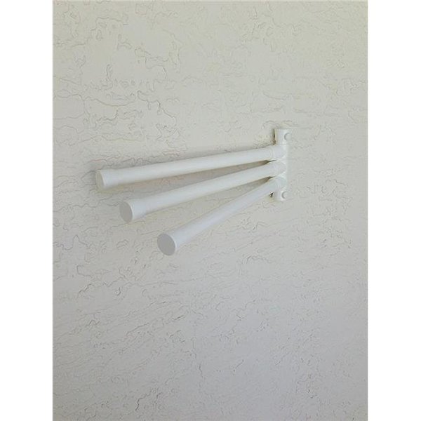 Outdoor Lamp Outdoor LampWM6-WHT Wall Mount 6 Bar Towel Rack; White WM6-WHT